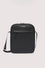 Medium-sized messenger bag in grained leather