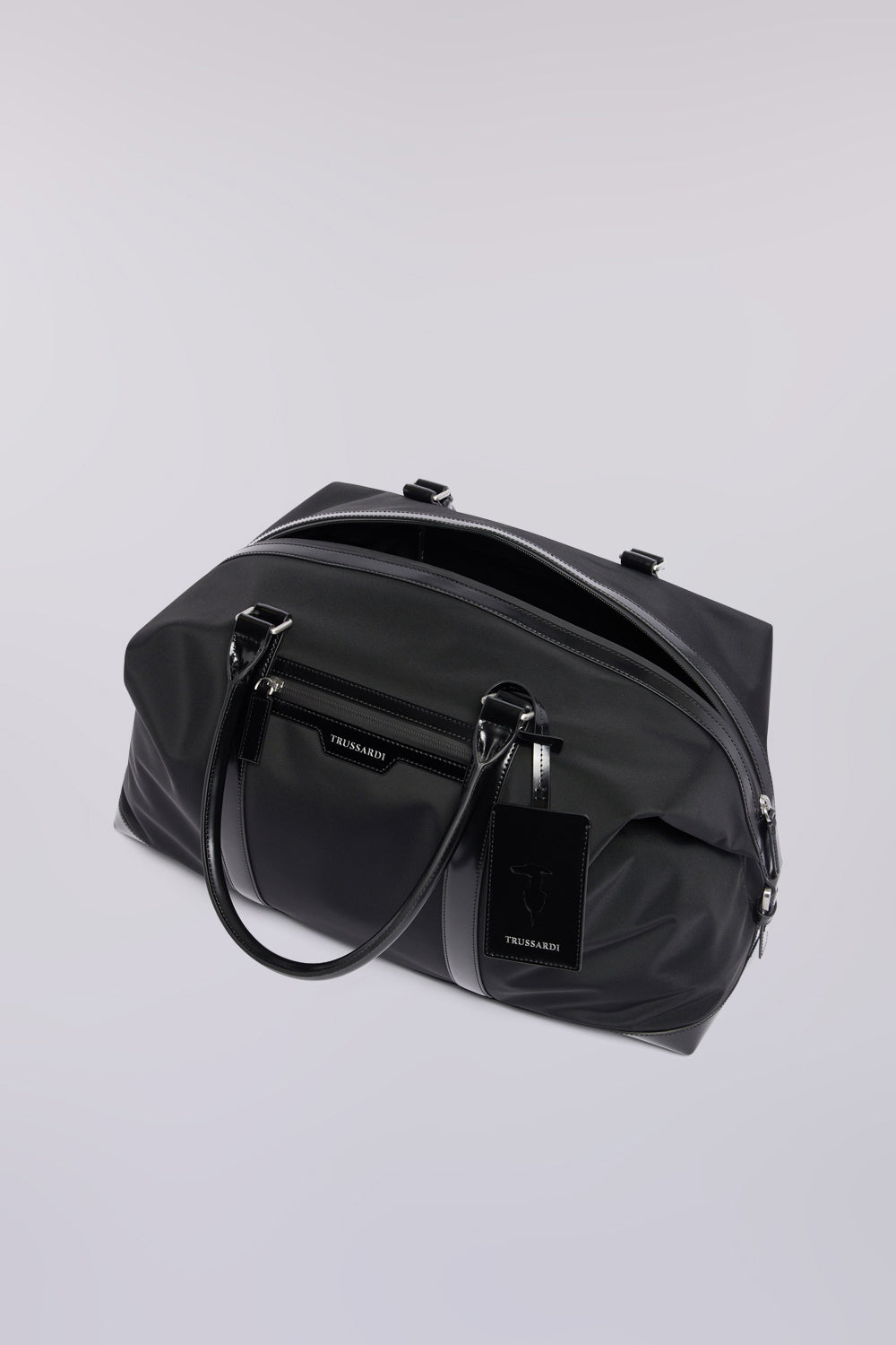 Borsone Travel in nylon e pelle 2|953b21cc0ea6152fff0f60ae30b136134643cf5653c62fbd249e84d954fbfb55