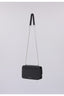Borsa a tracolla Cameo small in pelle con catena 5