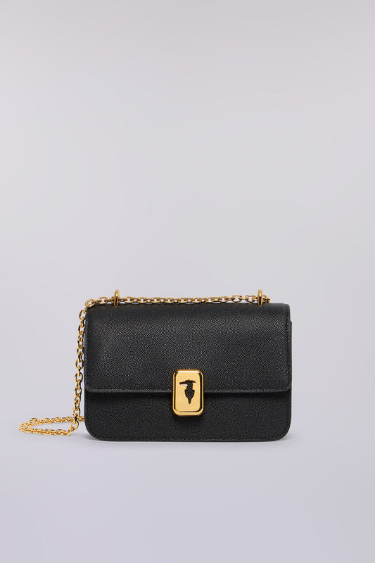 Borsa a tracolla Cameo small in pelle con catena 1|50f46a878baf6ef1e4da111ce3adac206470ceb7a91b2781effbfc0809b8e037