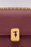 Borsa a tracolla Cameo small in pelle con catena 3