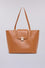 Cameo leather shopping bag
