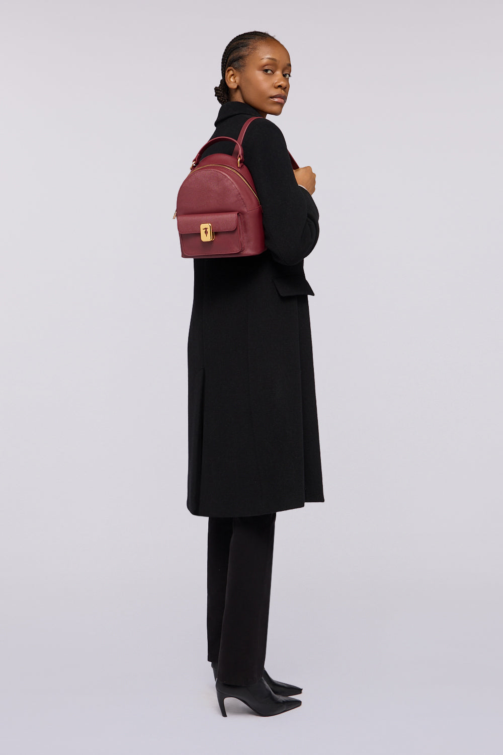 Zaino Cameo small in pelle grana riso 4|a1146b38cc70fb2eb593edf3f50b47c513115c1673e1bf7d675a3aff0e288567