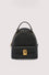 Cameo small backpack in rice grain leather