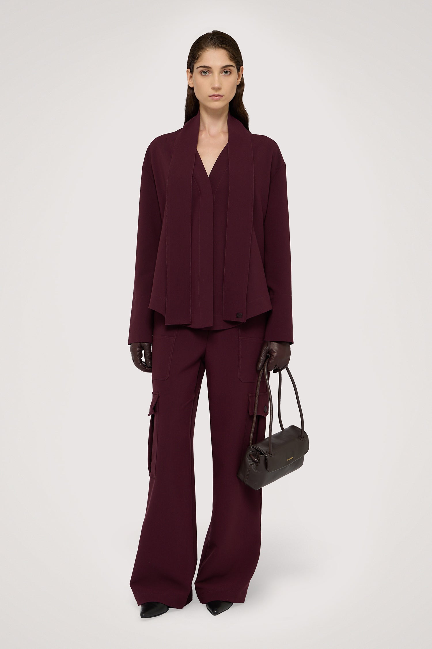 Mini Orbita shoulder bag in nappa leather – Trussardi