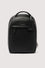 Compact leather hammered office backpack