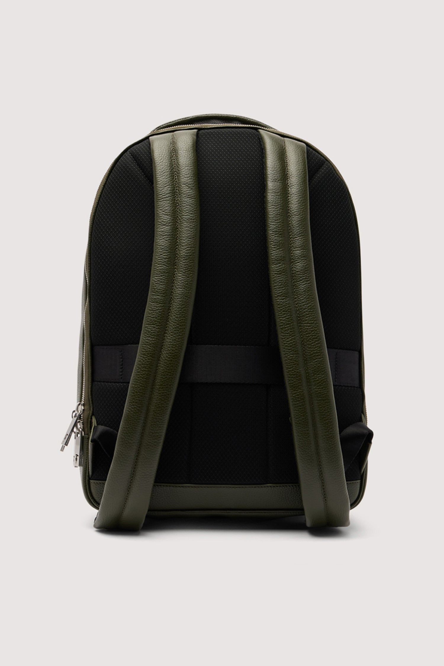 Compact leather hammered office backpack – Trussardi