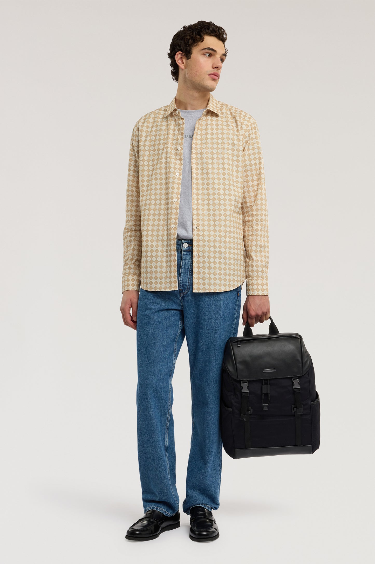 Zaino Travel in nylon e pelle 5|30555481c1eb518334834f619886a27928d80d53100041171101455d4802b26f