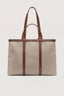 Borsa Elba tote large in canvas 5