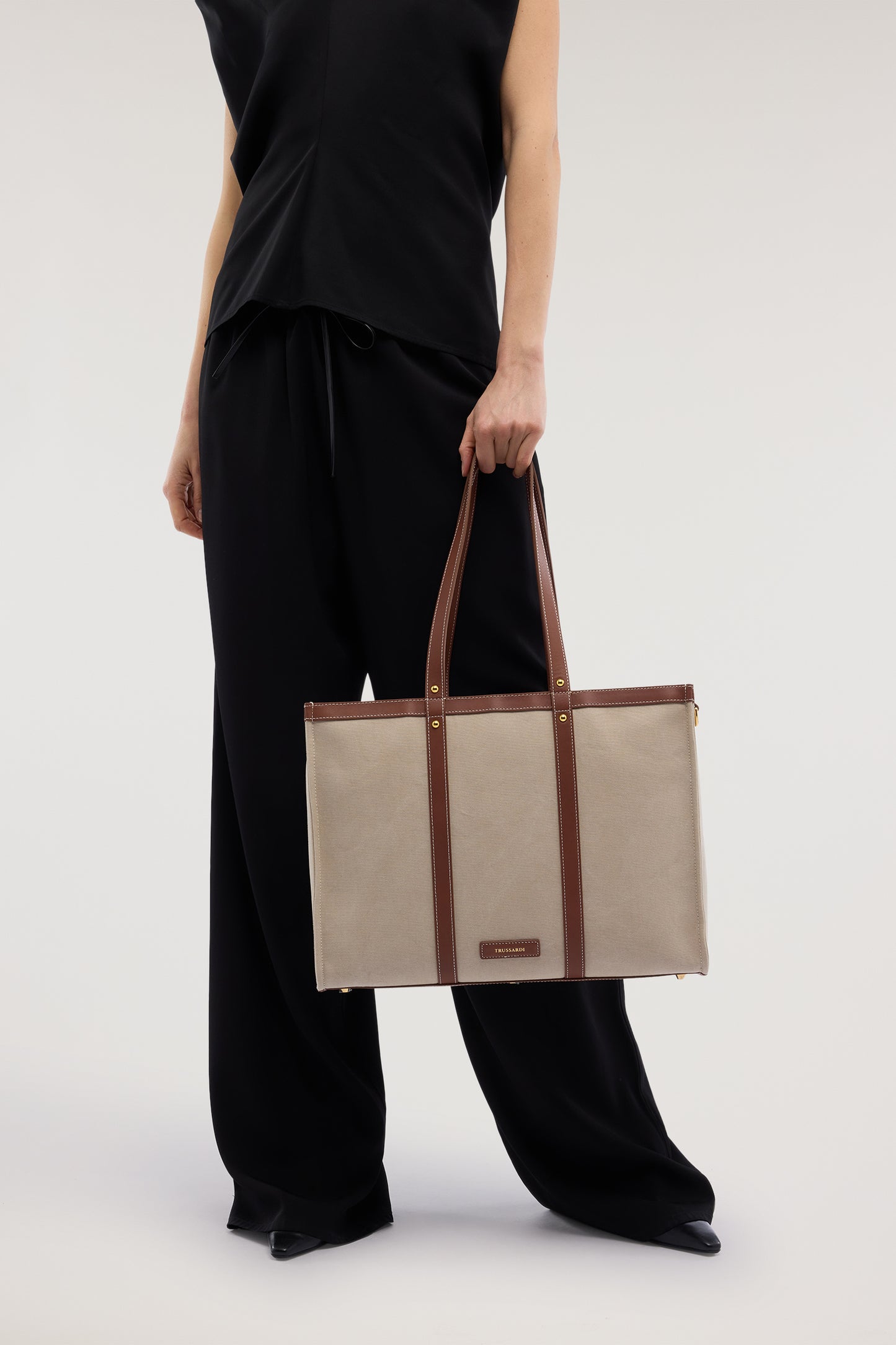Borsa Elba tote large in canvas 2|be33cc234b71e2cda6d8693d8c9a188d0588cd4235acba3a2fe89fa0c4750c62