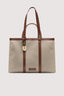Borsa Elba tote large in canvas 1