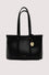 Shopper-Tasche Elba aus Canvas und Leder