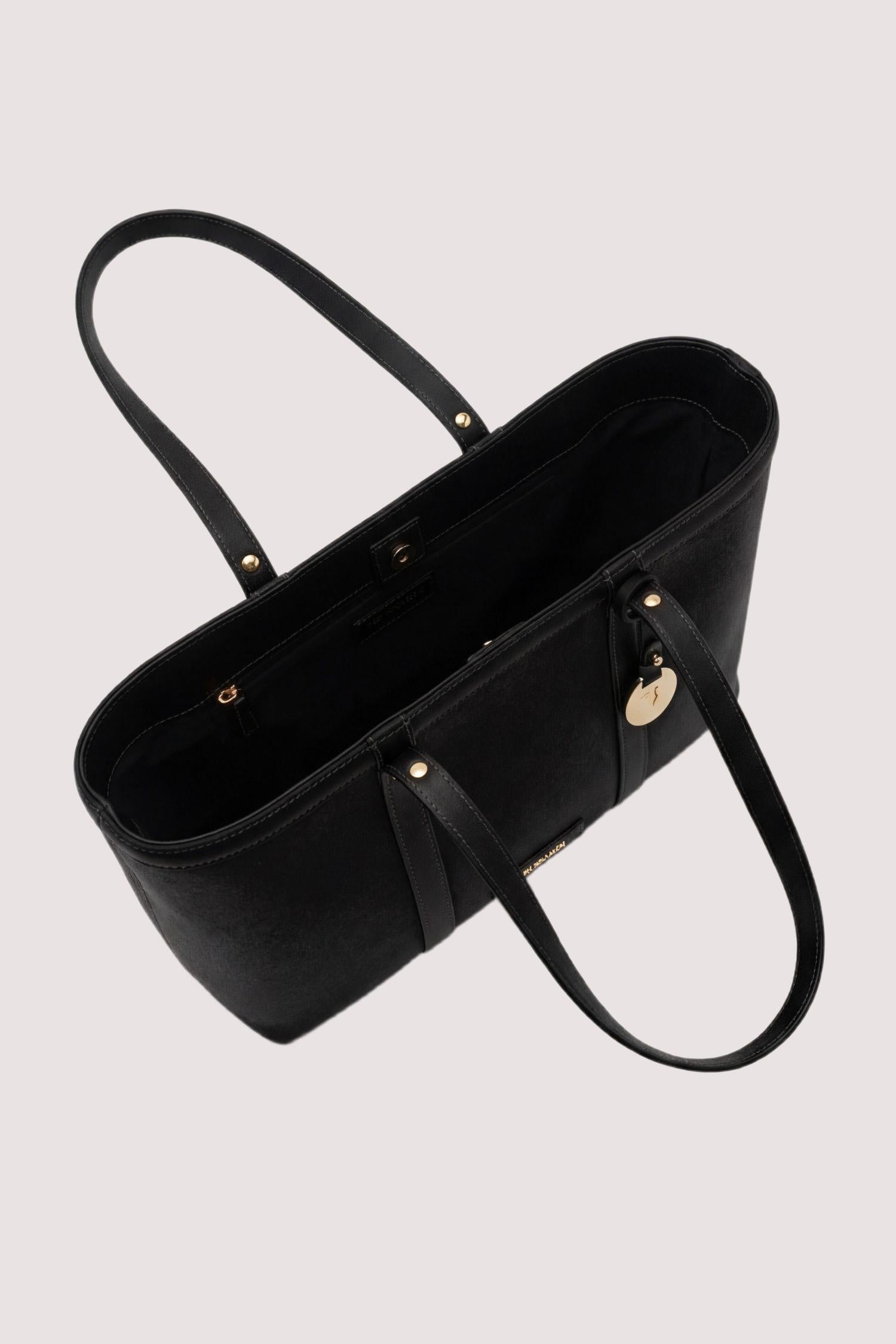 Borsa shopper Elba in canvas e pelle 3|3454bc32a10262cb9ccd33373a32464e4c82e16153b55984514b01a3b75a30c6