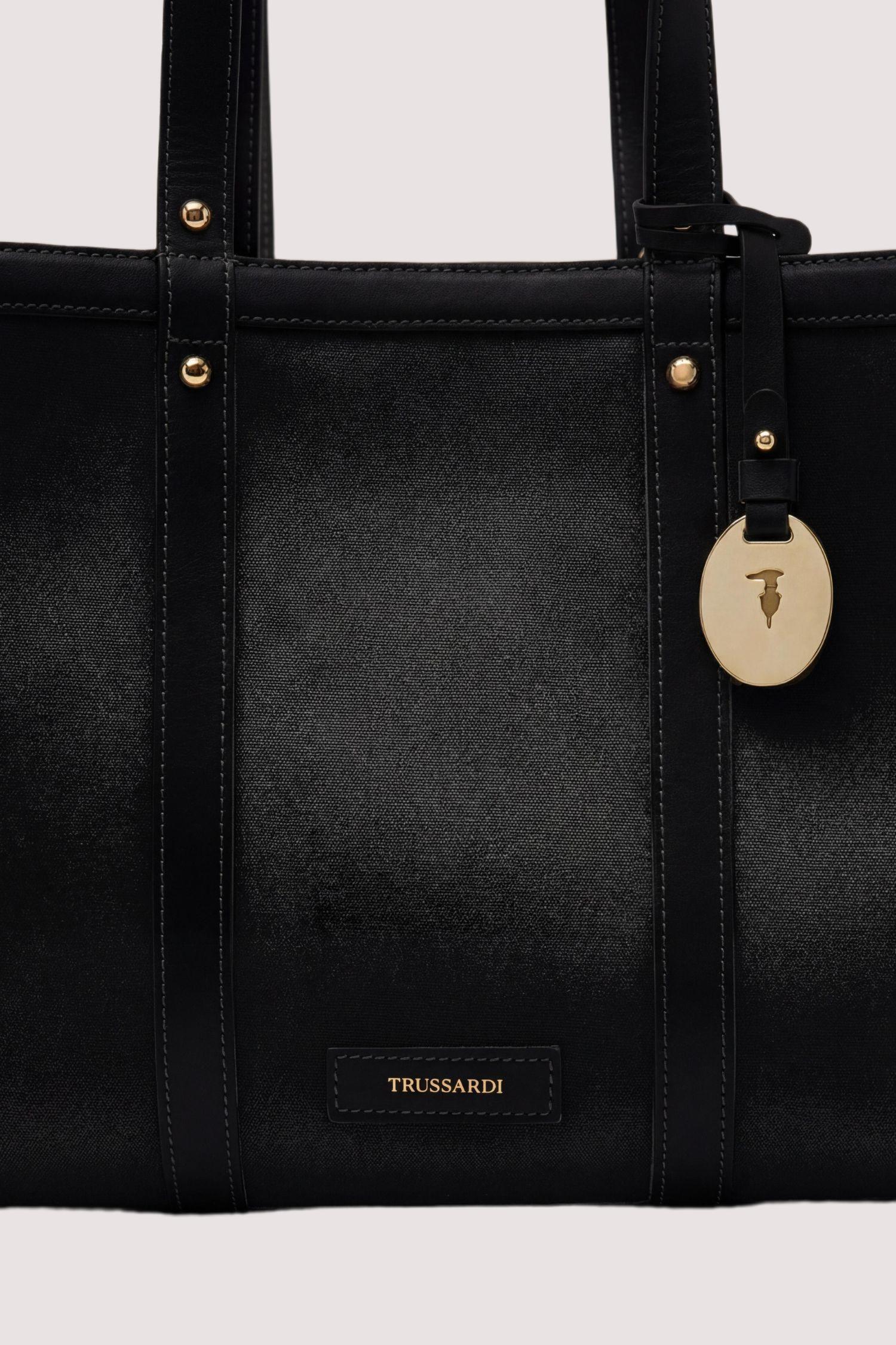 Borsa shopper Elba in canvas e pelle 4|0c4067af13c9b6e55993232a3f949760f95c4737910a97aea57f55a5842de7ae