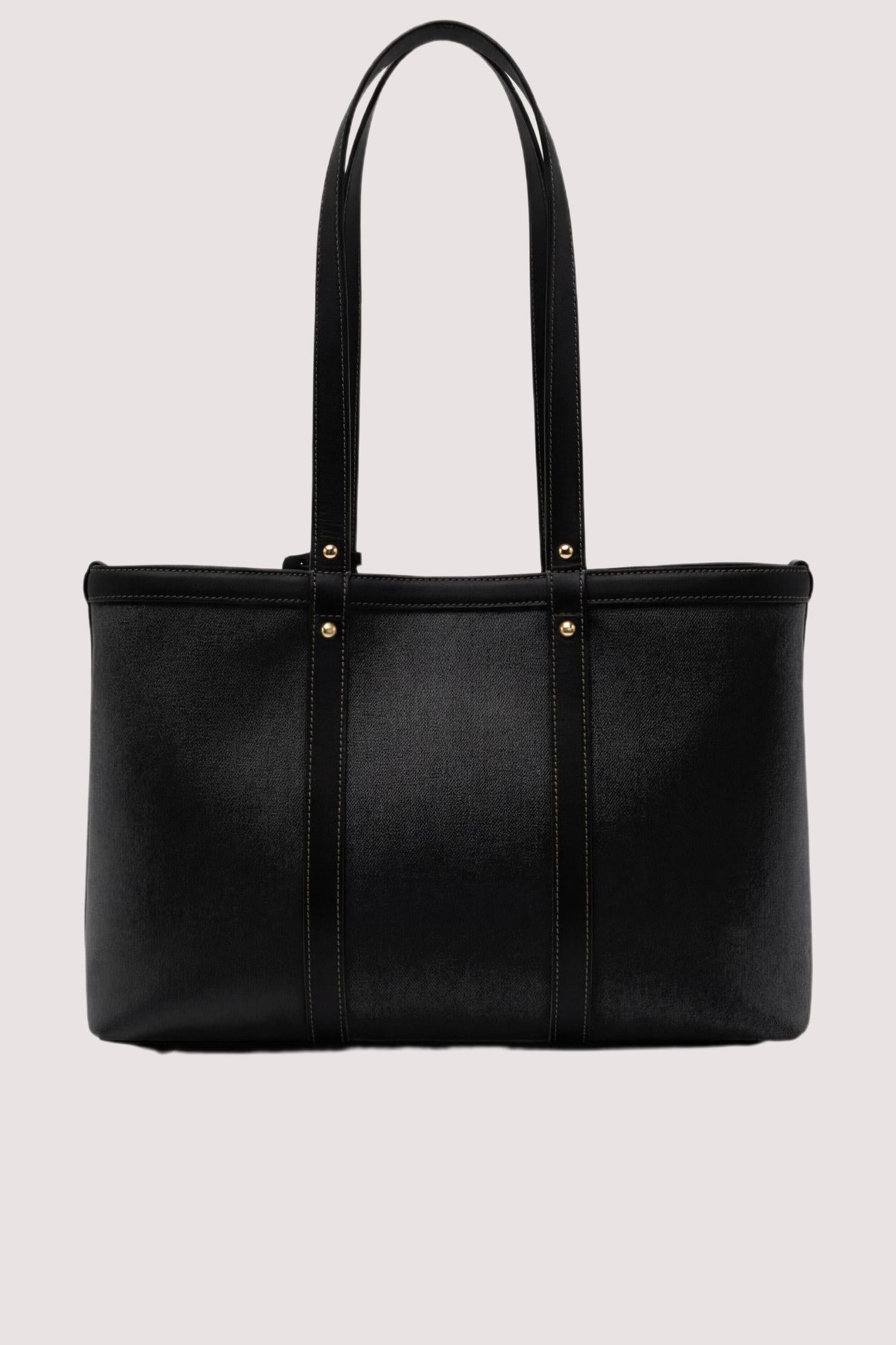 Borsa shopper Elba in canvas e pelle 5|db207f4dacba9e853142ec69679543ae83b4d1027b1fad5a81d83189be84cc65