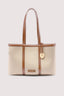 Borsa shopper Elba in canvas e pelle 1