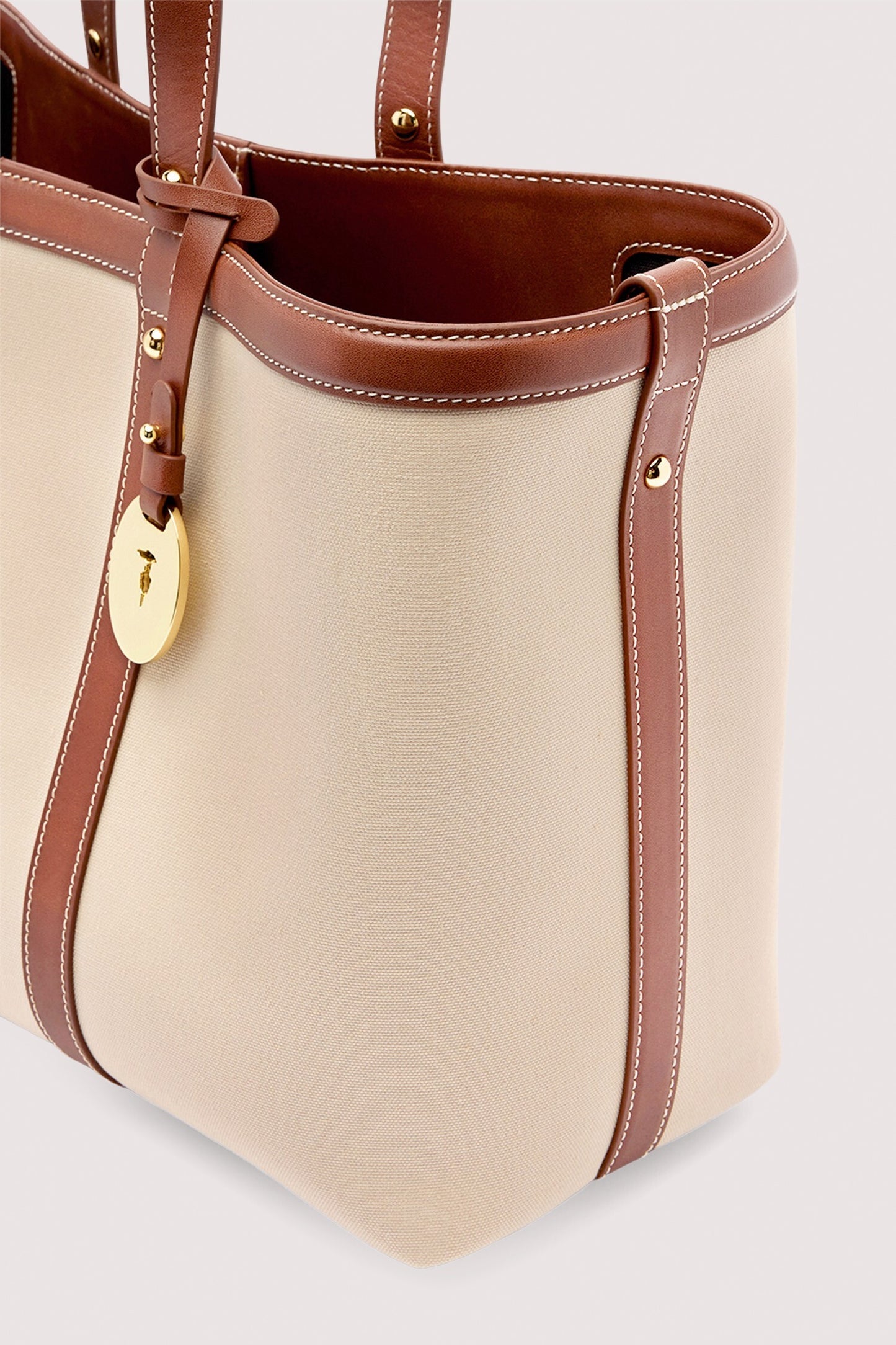 Borsa shopper Elba in canvas e pelle 4|0e218001e08b755254aca71d69d9969f81640ee76fd63f2971b87bff256b282c