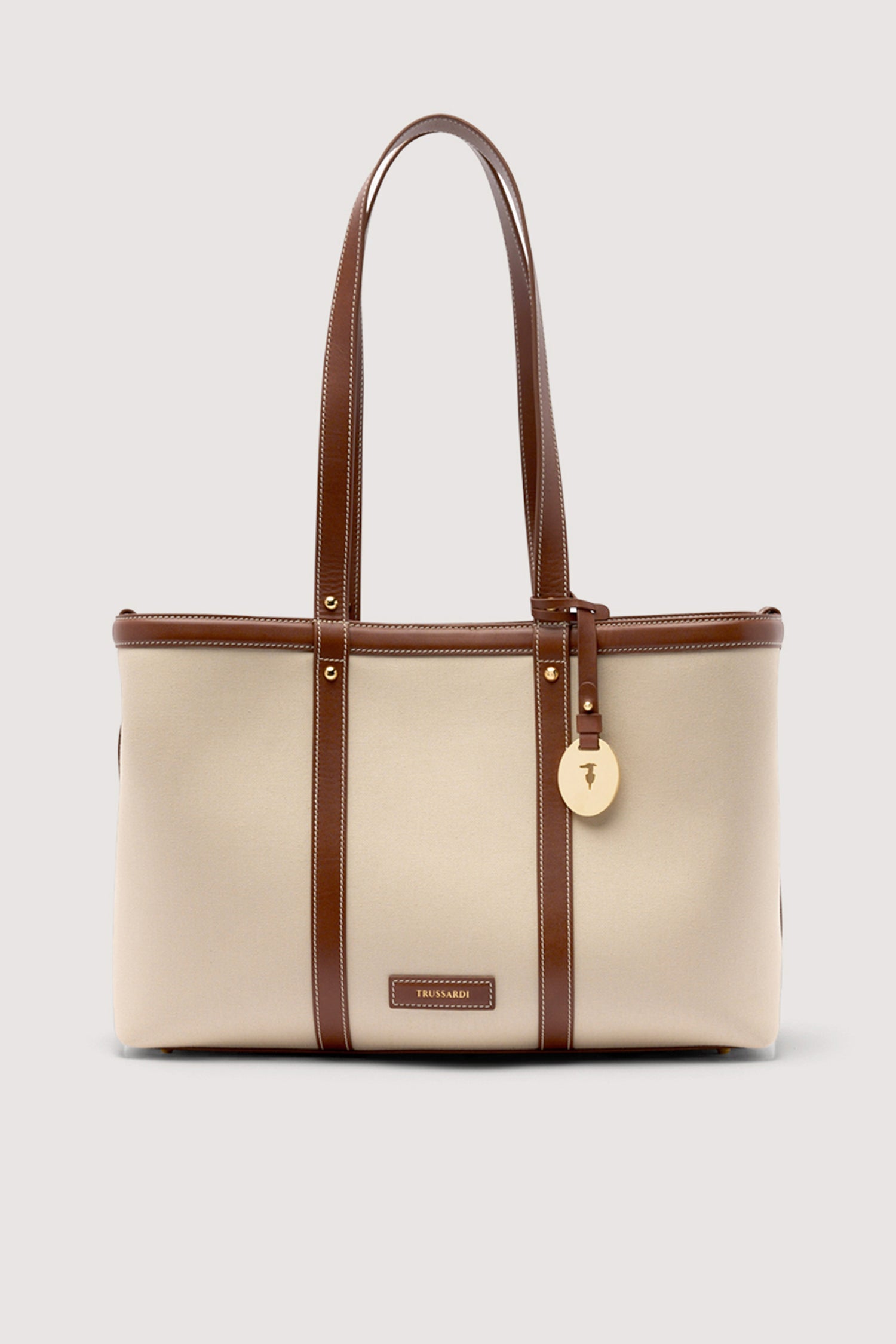 Borsa shopper Elba in canvas e pelle 1|652bc6a47be7a230da0a287517017b8dfa02f201cf276d4206a8ad64b64b684d