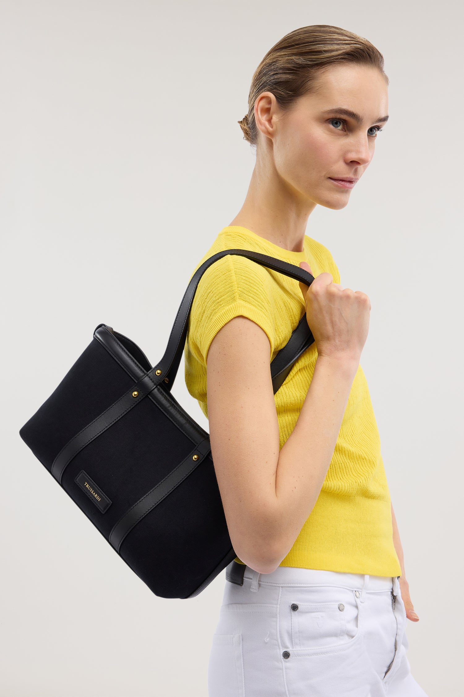 Borsa Elba shopper small in canvas 2|02663267a96dc9c1bea576391eb799174b3066c4e776d50a23b3f46f08995df9