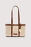 Elba small canvas shopper bag