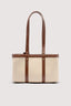 Borsa Elba shopper small in canvas 4