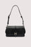 Velaria shoulder bag in reptile print leather