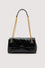 Orbita mini shoulder bag with leather chain