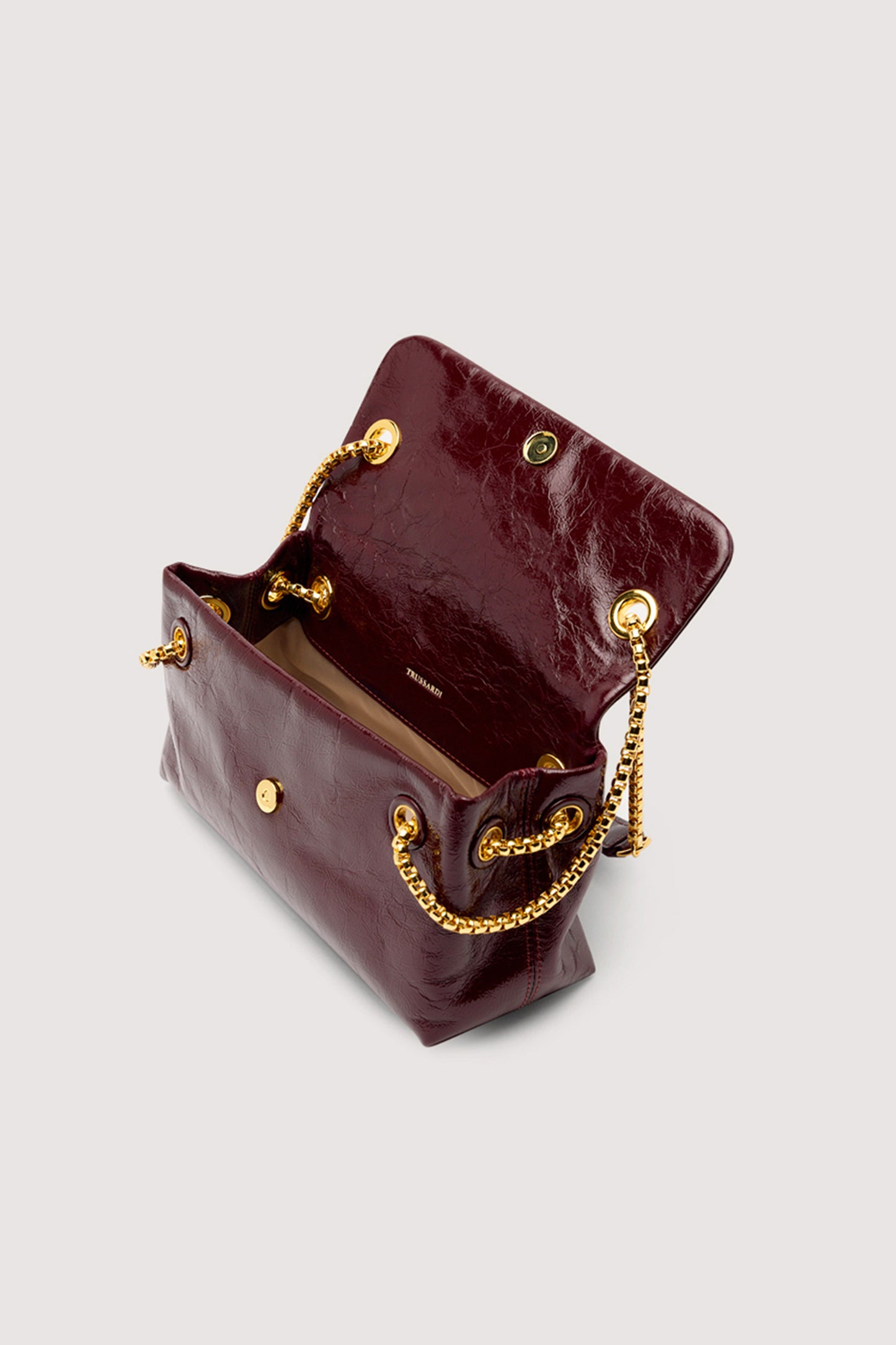 Borsa a tracolla Orbita mini con catena in pelle 2|6b64a5eaafc0ce29cd9d6370c3d6d7e44e6315004e03b0132cc4caf2d1229995